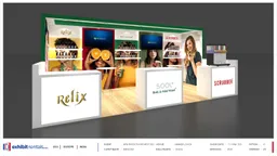10x20 Inline booth design by Exhibit-Rentals